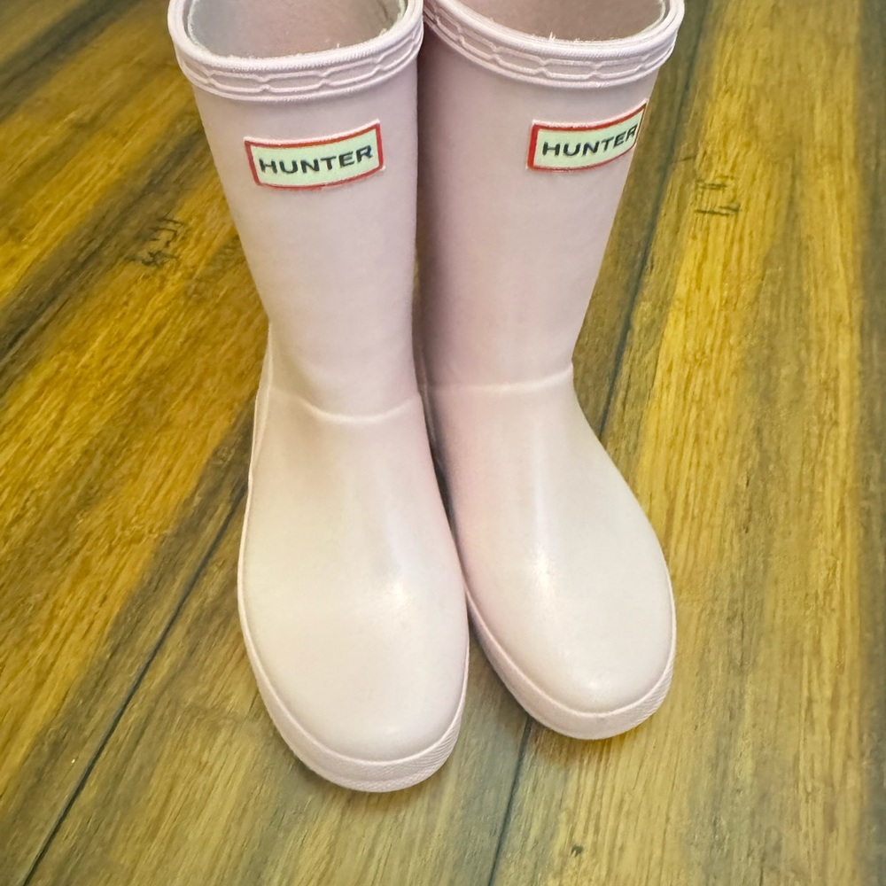 Hunter Kids Pink Rain Boots